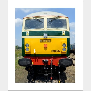 GB Railfreight rebuilt Class 69 loco Posters and Art